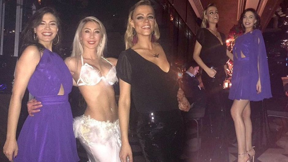 Demet Özdemir, 25’inci yaşını dansözle kutladı