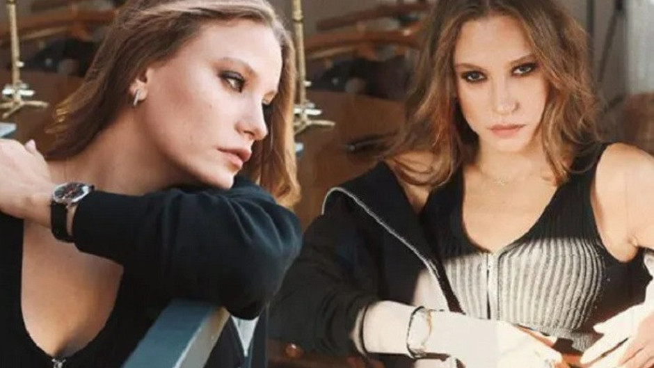 Serenay Sarıkaya'nın bacak dekoltesi olay oldu