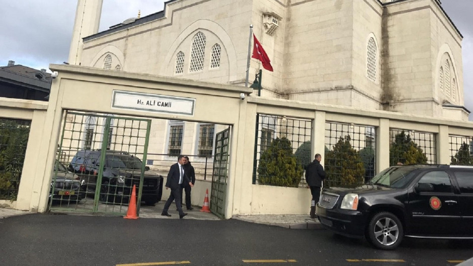 Erdoğan cuma namazını Hz. Ali Camii’nde kıldı