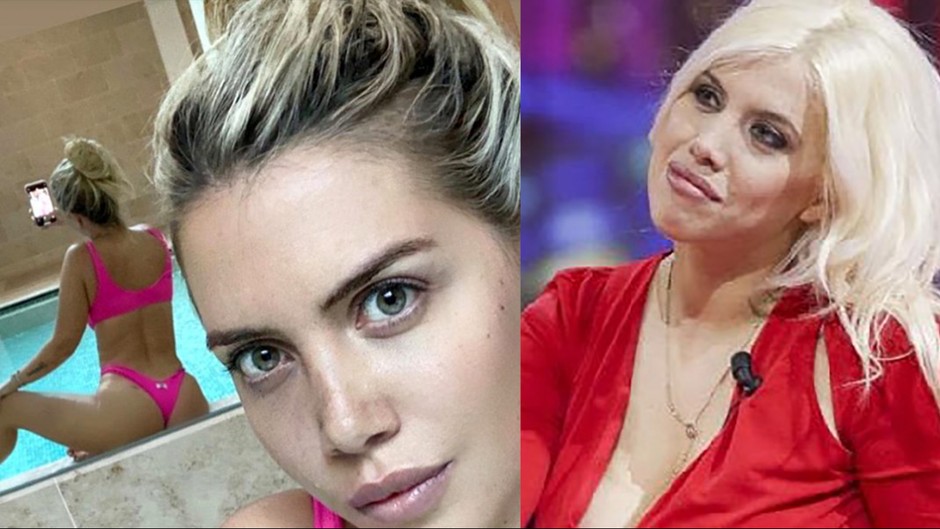 Wanda Nara'nın havuzdaki tanga bikinili pozu beğeni topladı!