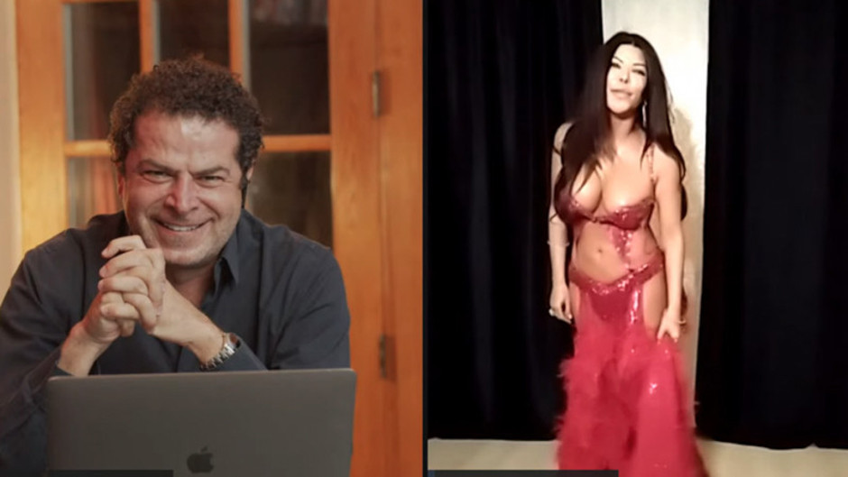 Cüneyt Özdemir Yılbaşı Gecesi Dansöz Çıkardı: Aman Ebubekir Bey duymasın..