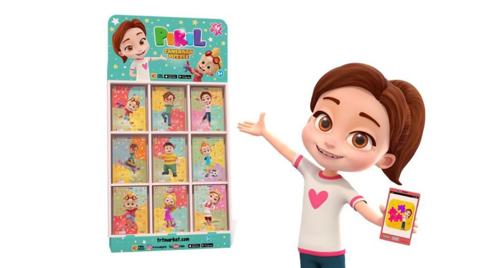 TRT Çocuk'un Eğlenceli Karakteri Pırıl Canlanan Puzzle Oluyor!