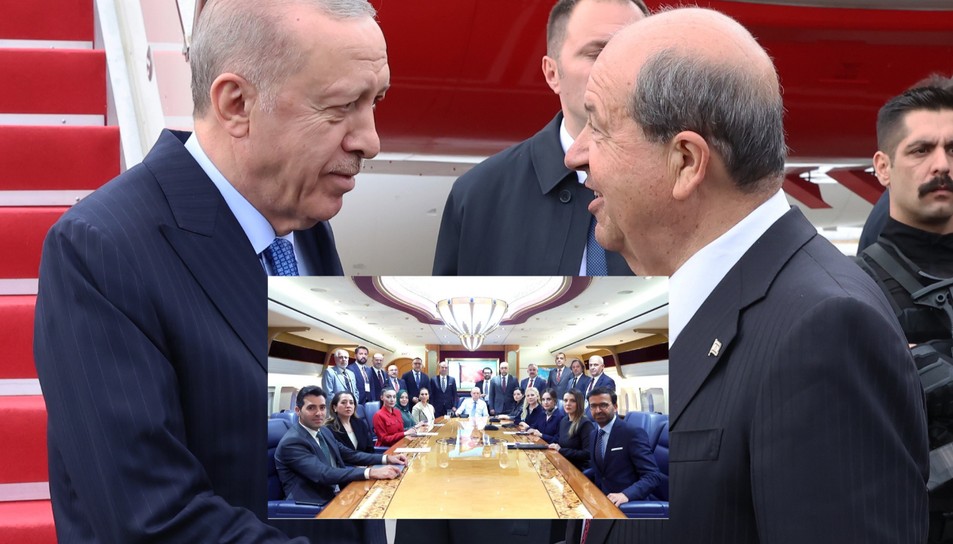 Erdoğan'ın KKTC'ye götürdüğü gruptakiler dönüşte ucuz içki ve sigara alışverişi için birbirini ezmiş