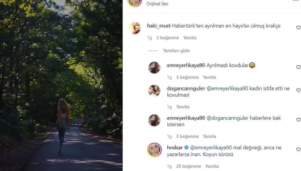 Oryantal Şov Yapınca Kovulan Hande Sarıoğlu Takipçisine Patladı! - Resim: 2