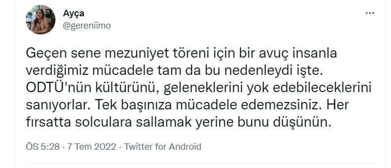 ODTÜ Rektörlüğü Protestodan Mı Korktu? Devrim Stadyumu'ndaki Mezuniyet Törenini  İptal Edildi! - Resim: 4