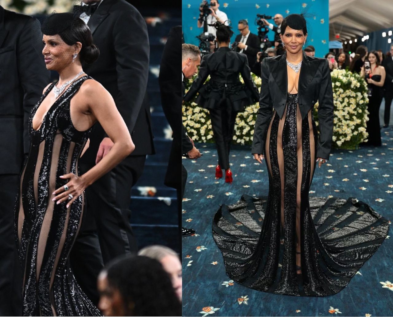 Met Gala'da Halle Berry'nin elbisesini görenlerin ağzı bir karış açık kaldı - Resim: 1