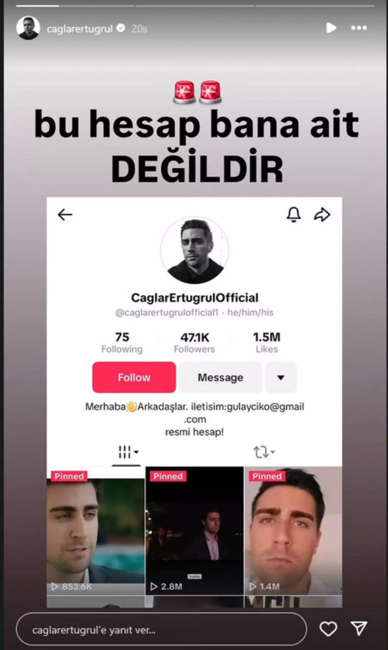 Bornozlu fotoğraf olay oldu: Çağlar Ertuğrul konuştu - Resim: 3