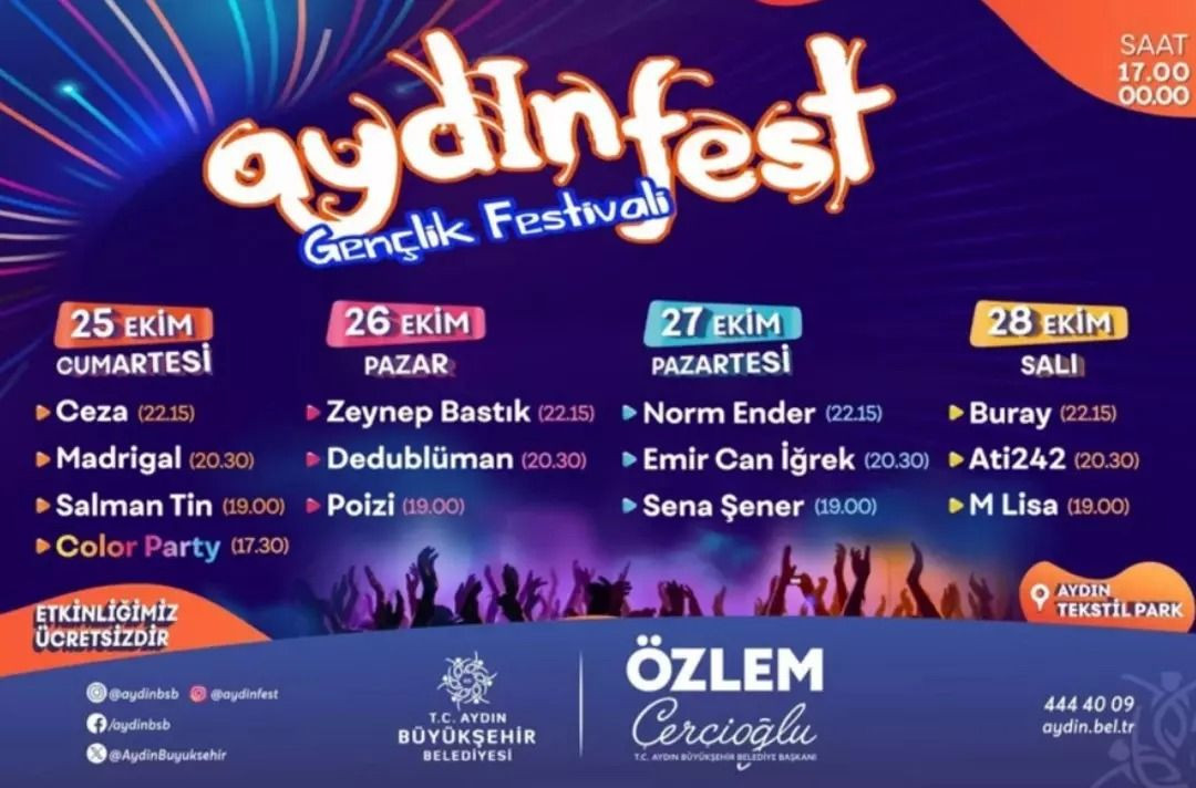 Aydın Gençlik Festivali'nde Edis ve Aleyna Tilki'ye veto! - Resim: 3