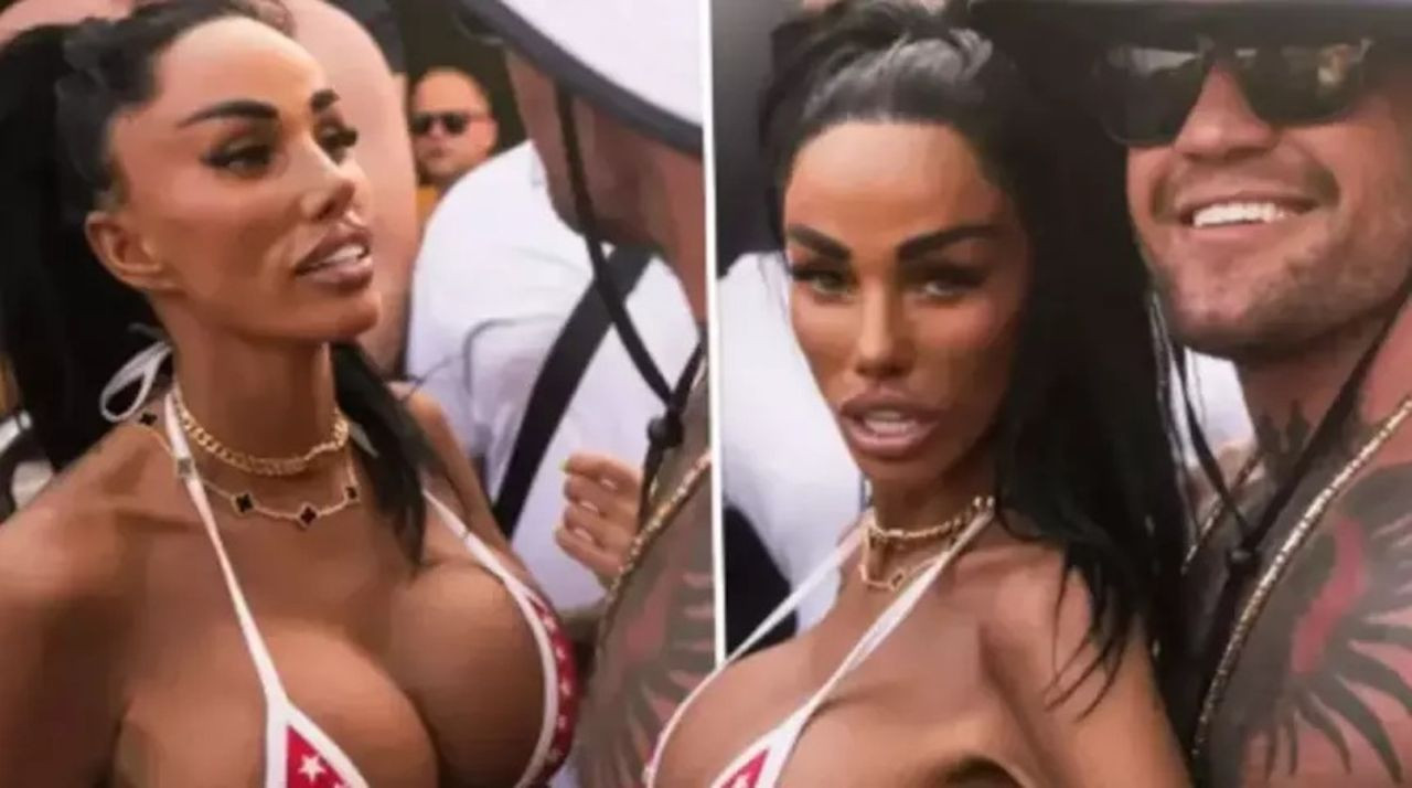 Türkiye’de estetik yaptırmıştı! Katie Price hastanelik oldu, son hali şaşırttı - Resim: 1