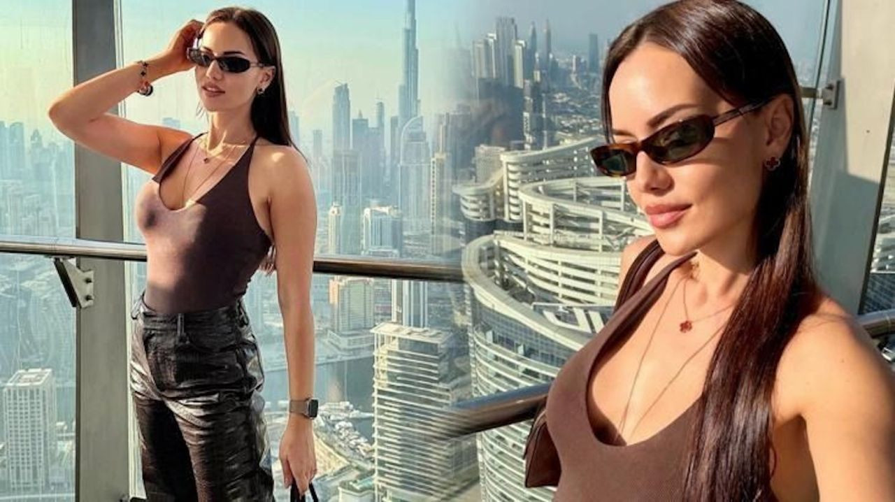 Fahriye Evcen’in tatil kareleri sosyal medyada beğeni rekoru kırdı - Resim: 1
