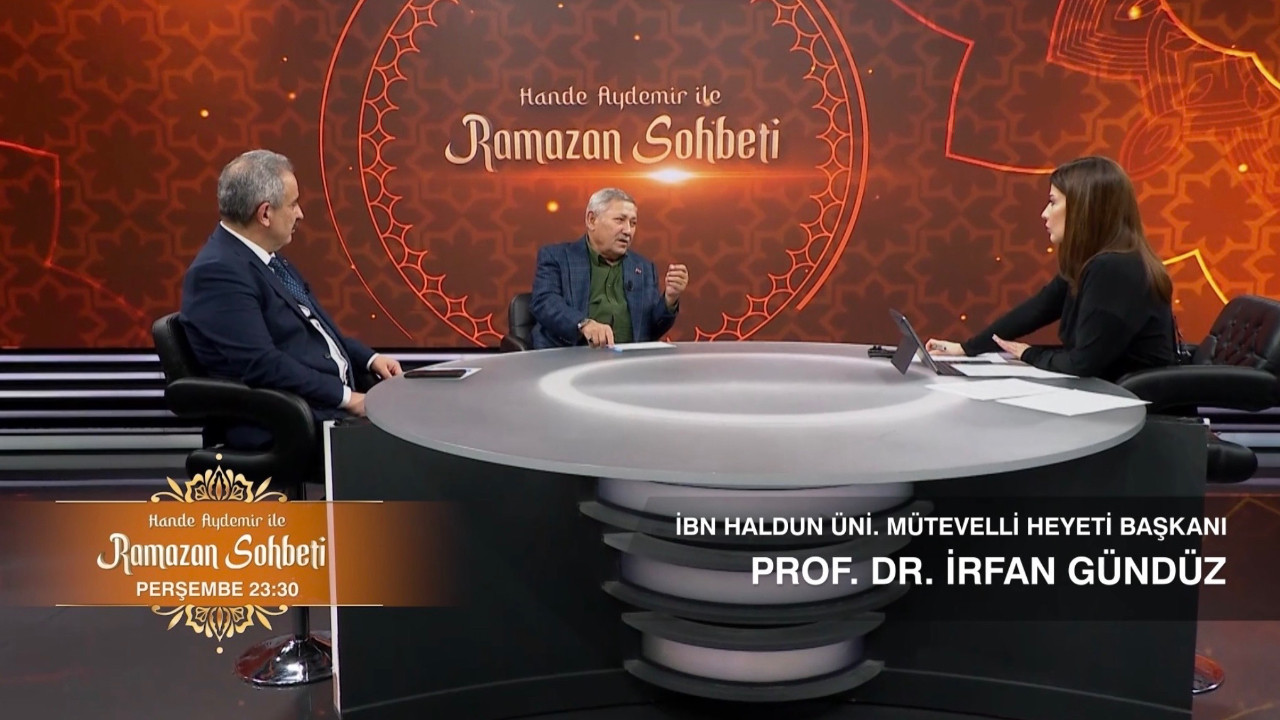 tv100’de Ramazan sohbetleri: İrfan Gündüz Ramazan iklimini anlatıyor