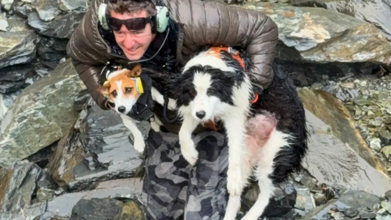 Dağ yürüyüşünde sahibini kaybetmişti:  helikopterle kurtarıldı