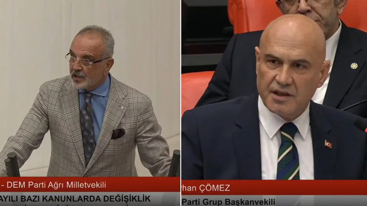 TBMM'de gergin anlar... DEM Parti ve İYİ Parti arasında Ankaranız batsın tartışması