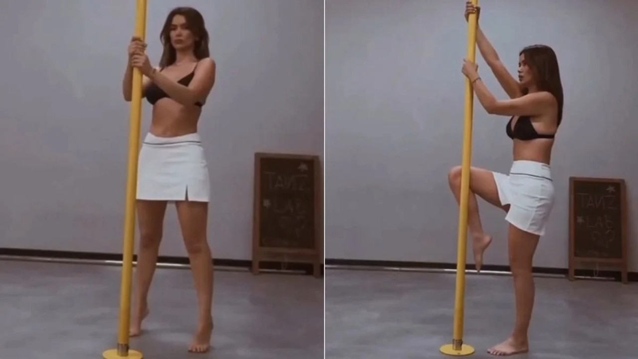 Seray Kaya rolü için direk dansı öğrendi!