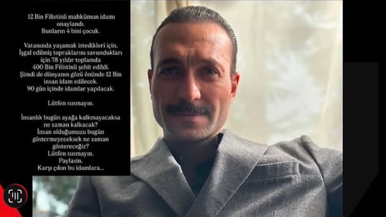 Eşref Rüya’nın Kadir’i Görkem Sevindik’in Filistin paylaşımı: İsrail’de boykot çağrısı yapıldı