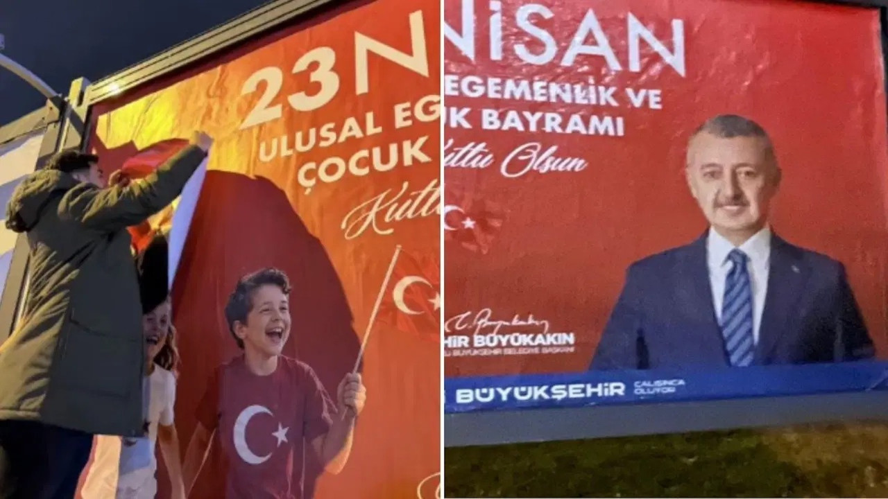 Kocaeli’de 23 Nisan afiş krizi: Atatürk yer almadı, CHP tepki gösterdi