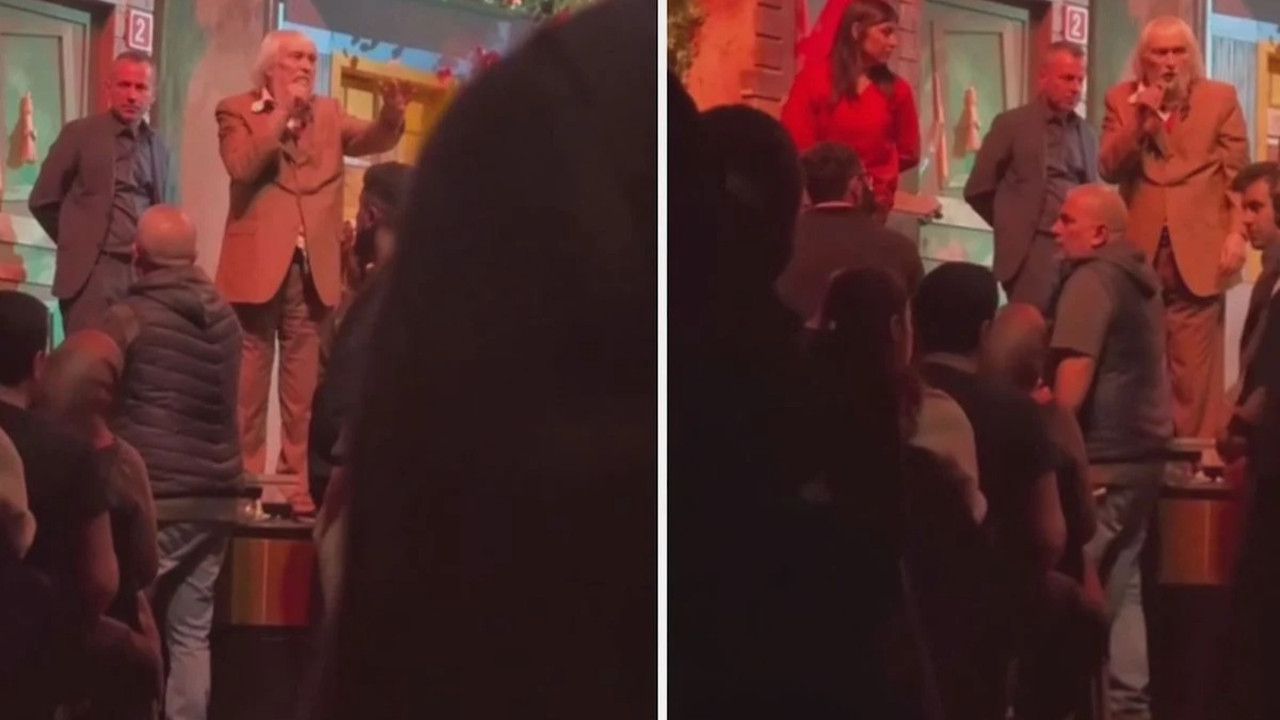 Seyirci sahneye çıktı, ortalık karıştı: Müjdat Gezen hastanelik oldu