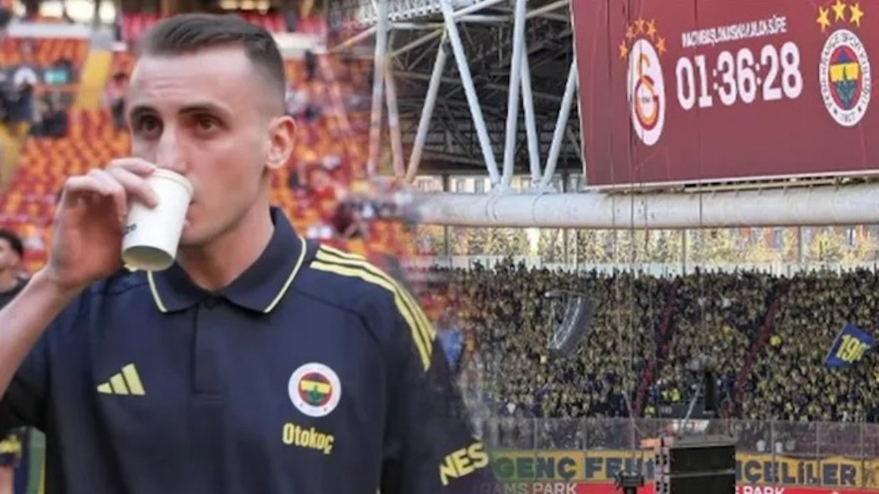 Derbi öncesi olay anlar: Galatasaray tribünlerinden Kerem Aktürkoğlu’na gönderme