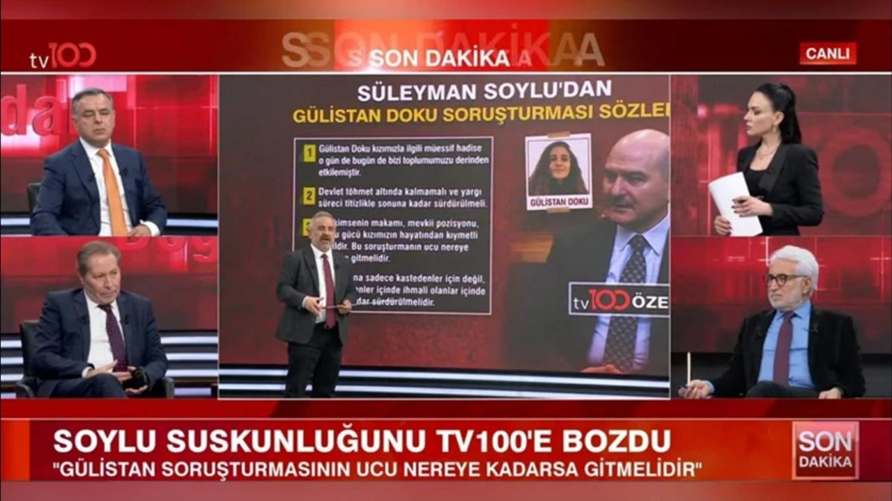 Hedefteki isim Süleyman Soylu suskunluğunu tv100'de bozdu: Bir dakika durursam...