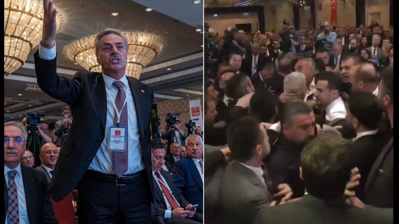 Türkiye Belediyeler Birliği seçiminde İmamoğlu'nun mektubu okunurken AKP ve CHP’liler kavga etti