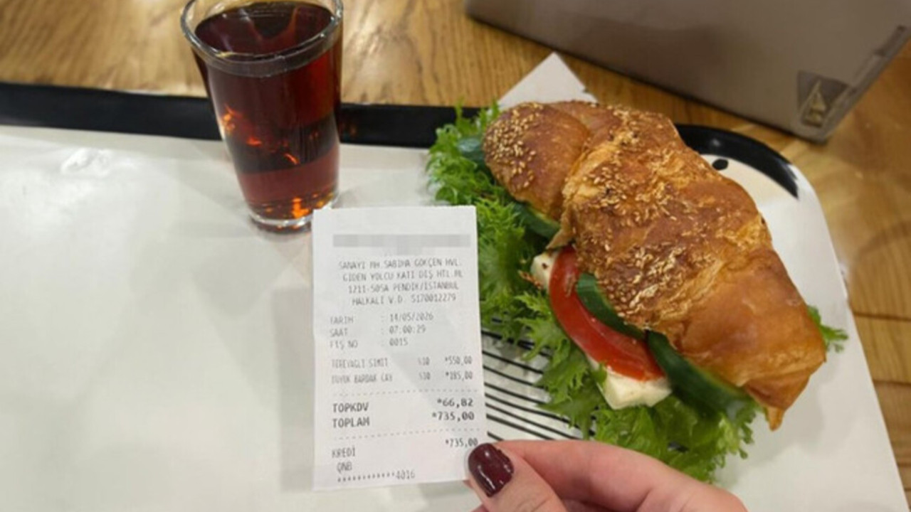 Bir Çay ve simit fiyatı şaşırttı