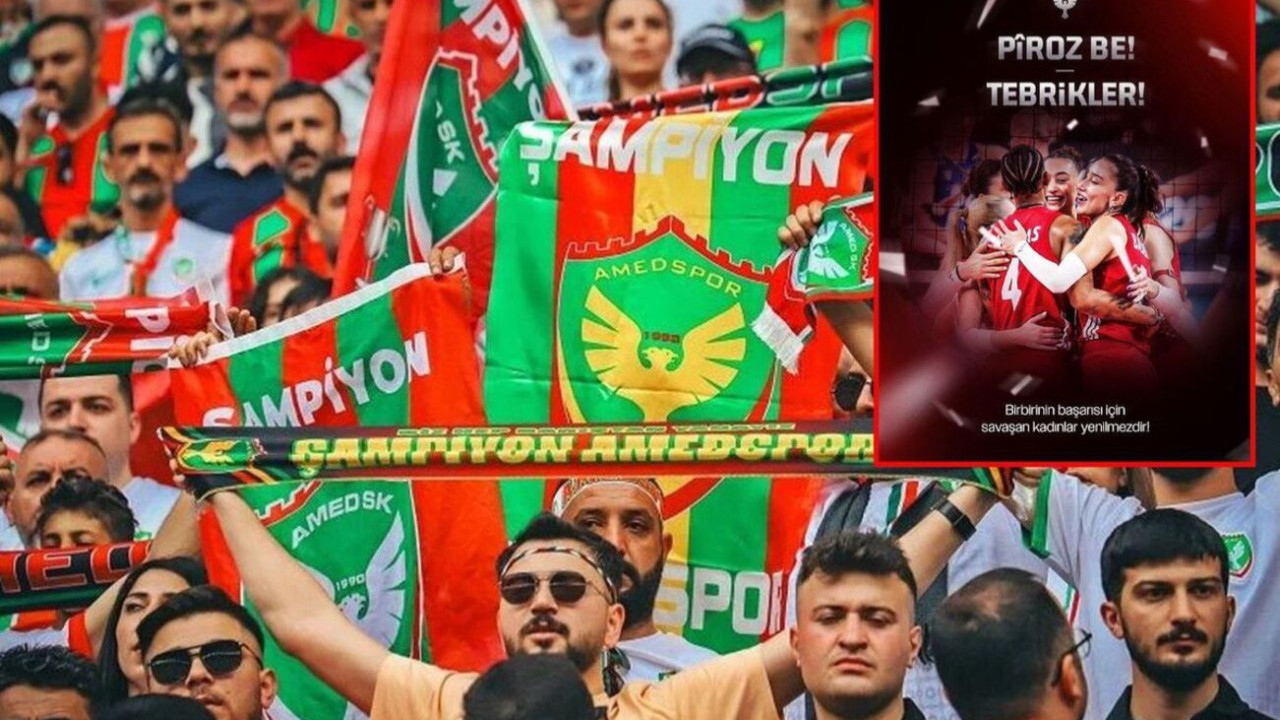 Amedspor'dan Filenin Sultanları'na Kürtçe ve Türkçe kutlama