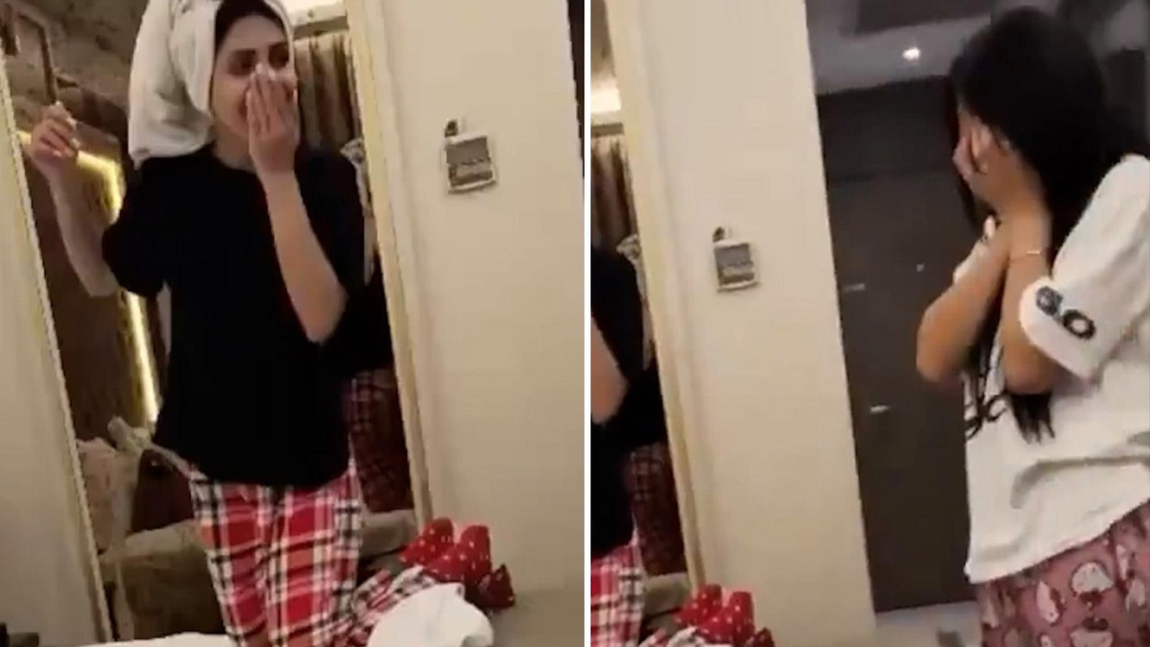 Üniversite gezisinde şaşırtan anlar! Yan odadan gelen seslere böyle tepki verdiler
