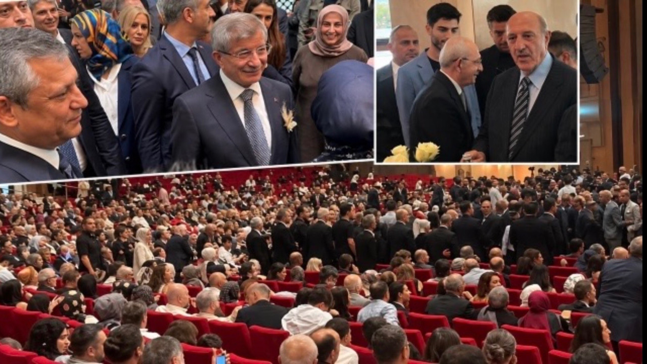Davutoğlu'nun düğününe Erdoğan gitmedi, Kılıçdaroğlu ve Özel selamlaşmadı