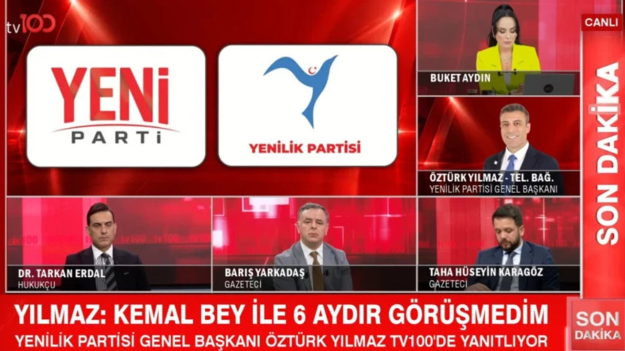 Yenilik Partisi Genel Başkanı Öztürk Yılmaz'dan açıklama: YENİ Parti'yle birleşmeyi de konuştuk!