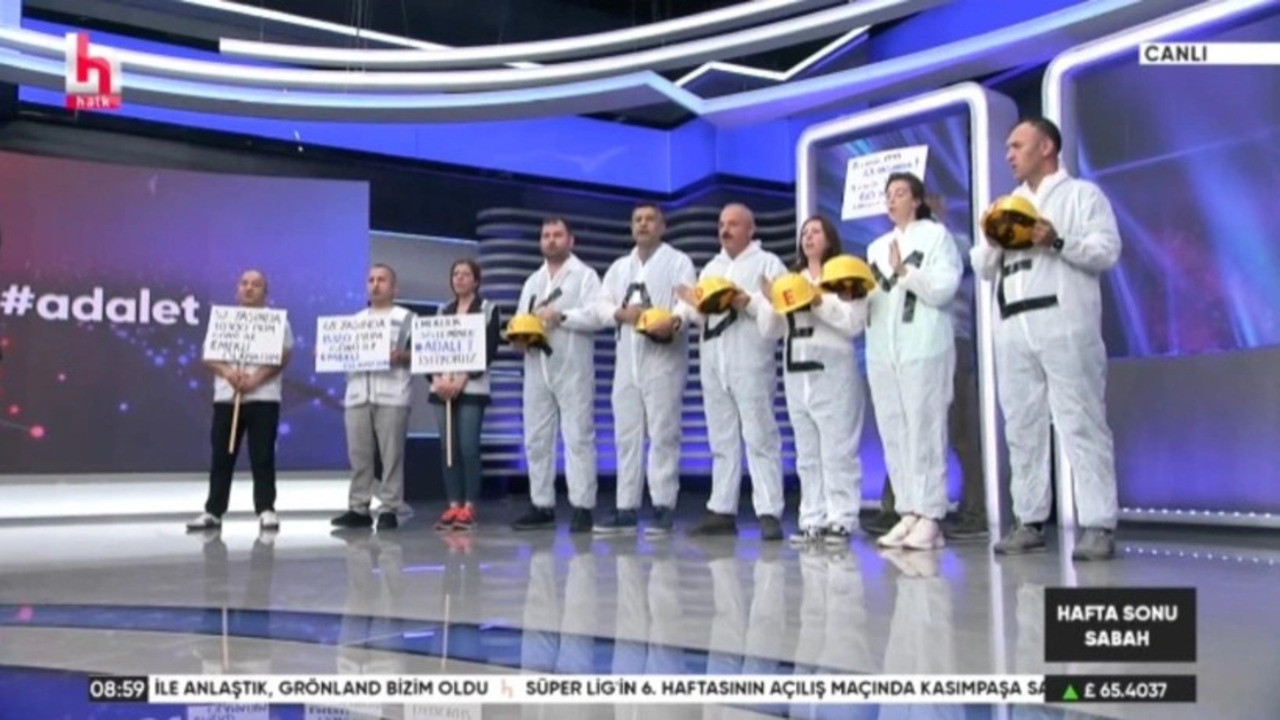 Halk TV canlı yayınında kademe eylemi: Adaletin partisi olmaz