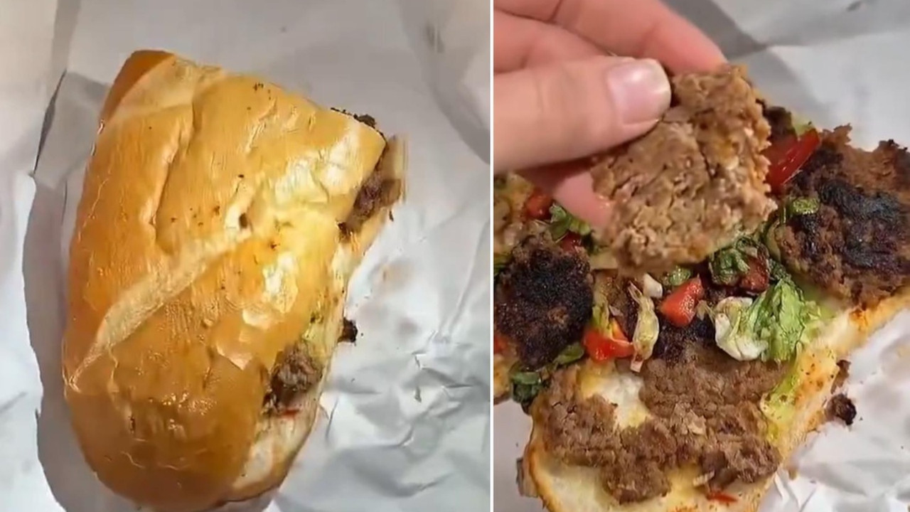 Köfte ekmeği açınca şoke oldu: Bulgur var, kıyma yok