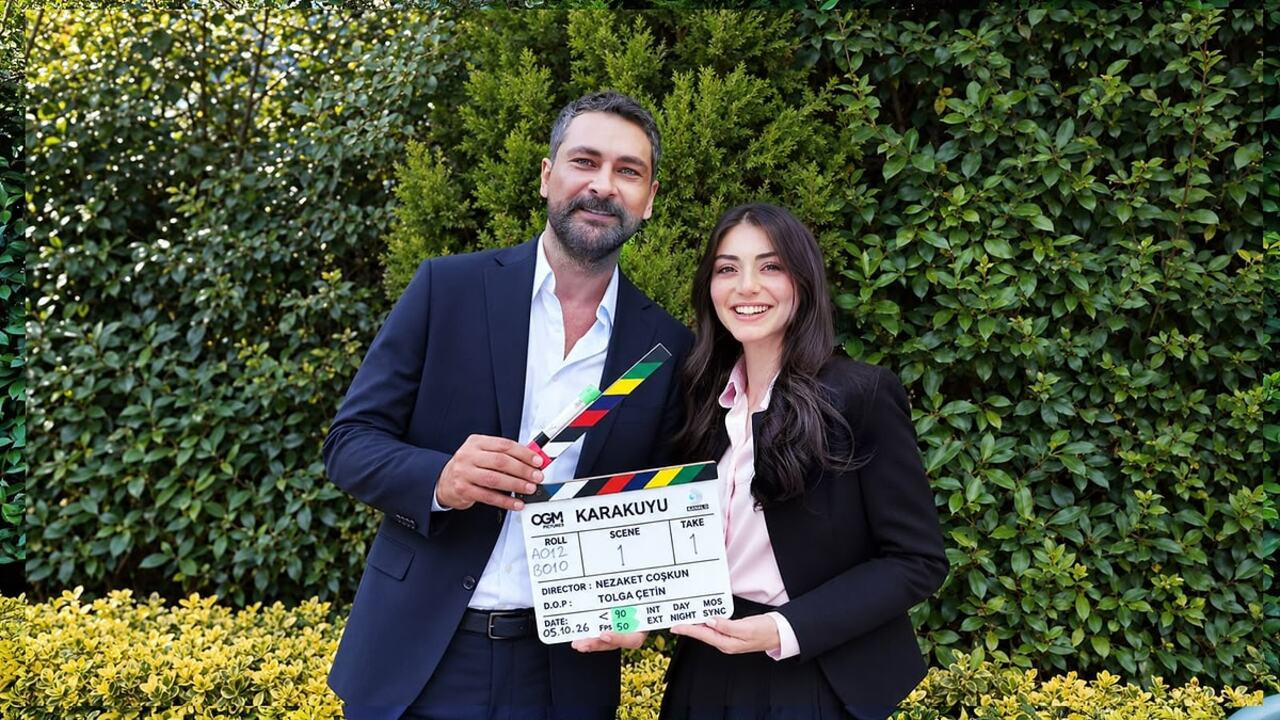 Karakuyu Dizisi Sete Çıktı, Özge Törer ve Onur Tuna'dan İlk Kare Geldi