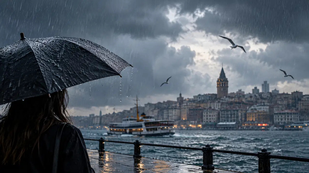İstanbul için 'sağanak' uyarısı: Sıcaklık 14 dereceye kadar düşecek!